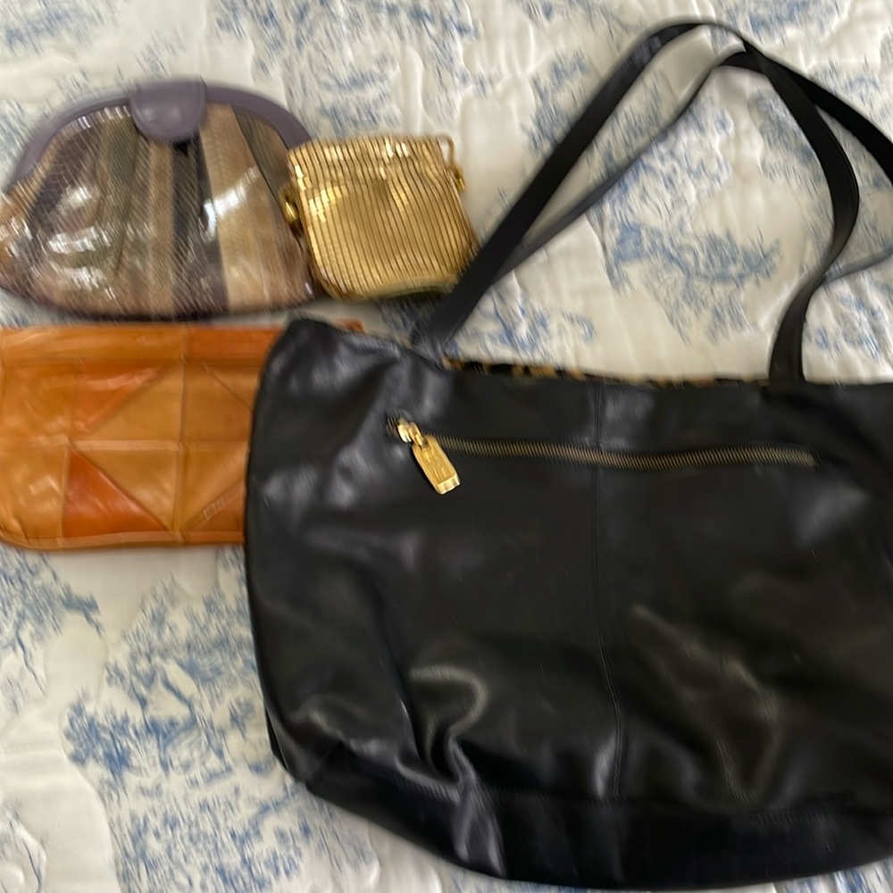 Vtg purse lot 4 qty
